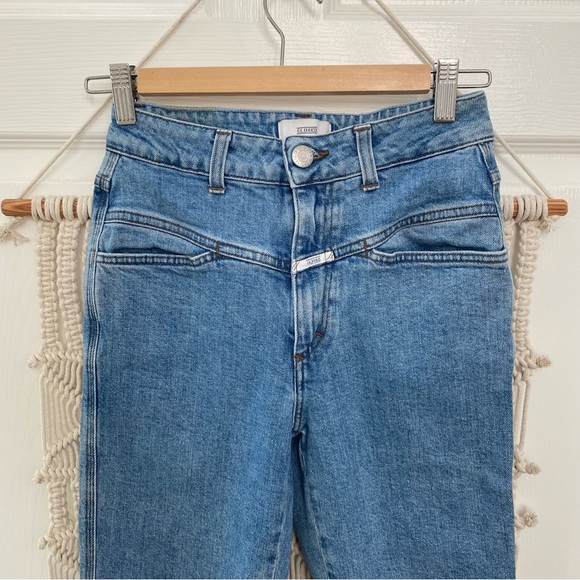 🌻 Closed Pedal Pusher Jeans High Rise Cropped Made in Italy - Picture 6 of 7